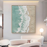 Custom Large Texture Painting on Canvas