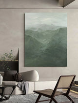 Blue & Green Abstract Painting #AVG 00104