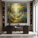 Custom Large Texture Painting on Canvas