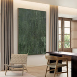 Forest Depths Abstract Painting