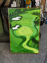 Custom Large Texture Painting on Canvas