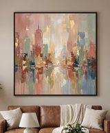 Custom Large Texture Painting on Canvas