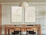 Textured Leaves SET OF 2