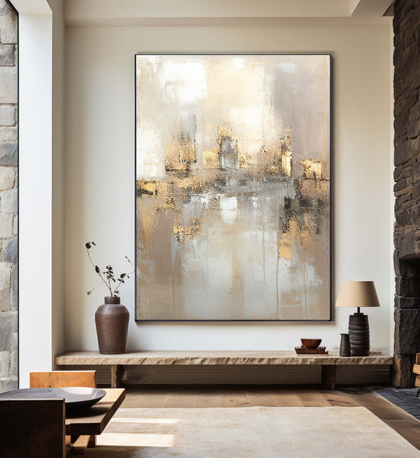 Grey Minimalist Painting #CXA 00305