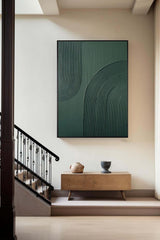 Blue & Green Abstract Painting #CXA 015