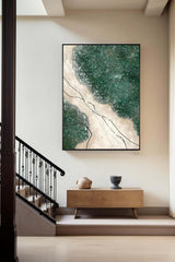 Verdant Veins Abstract Painting
