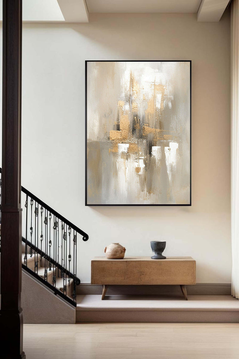 Grey Minimalist Painting #CXA 00405