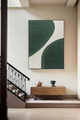 Blue & Green Abstract Painting #CXA 00804