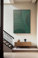 Blue & Green Abstract Painting #CXA 00906