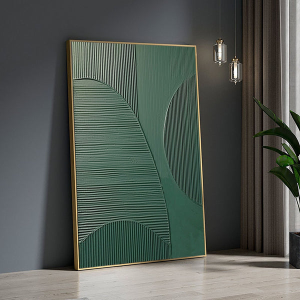 Blue & Green Abstract Painting #CXA 00906