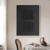 Black Minimalist Abstract Painting #AVG 00603