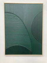 Blue & Green Abstract Painting #CXA 00906