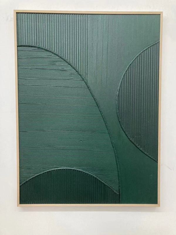 Blue & Green Abstract Painting #CXA 00906
