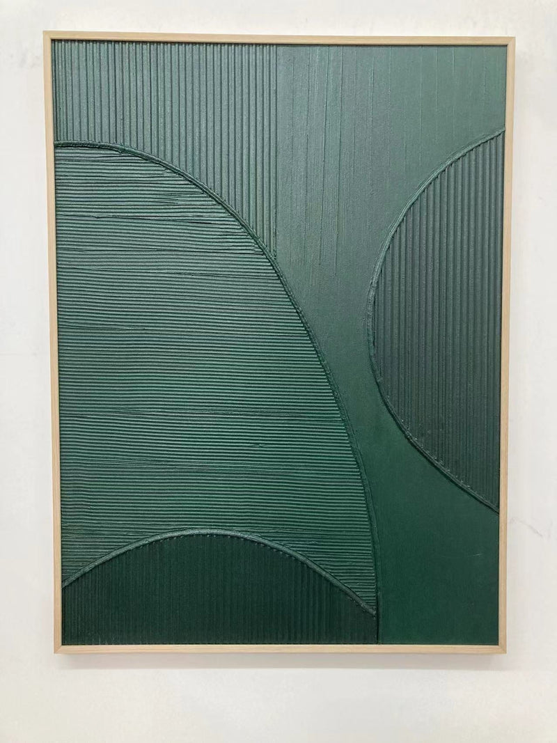 Blue & Green Abstract Painting #CXA 00906