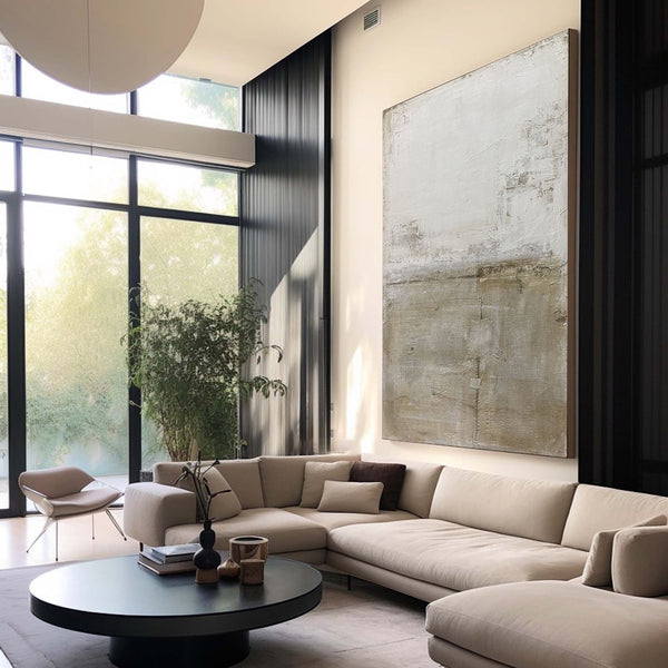Grey Minimalist Painting #AVG 00106