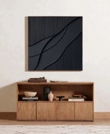 Ripple in Shadow Abstract Painting