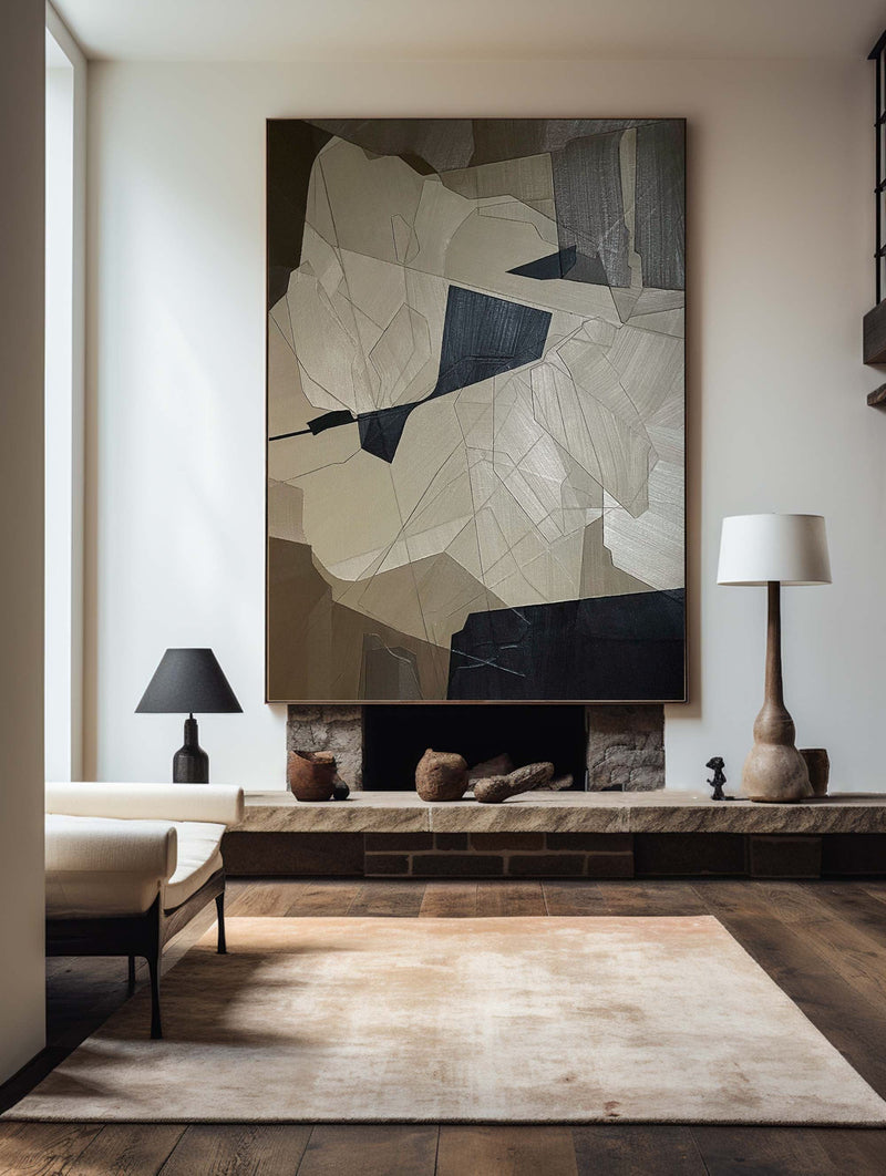 Grey Minimalist Painting #CXA 00205