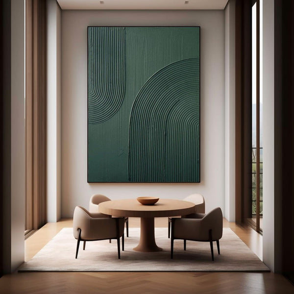 Blue & Green Abstract Painting #CXA 015