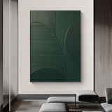 Blue & Green Abstract Painting #CXA 00906