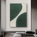 Blue & Green Abstract Painting #CXA 00804