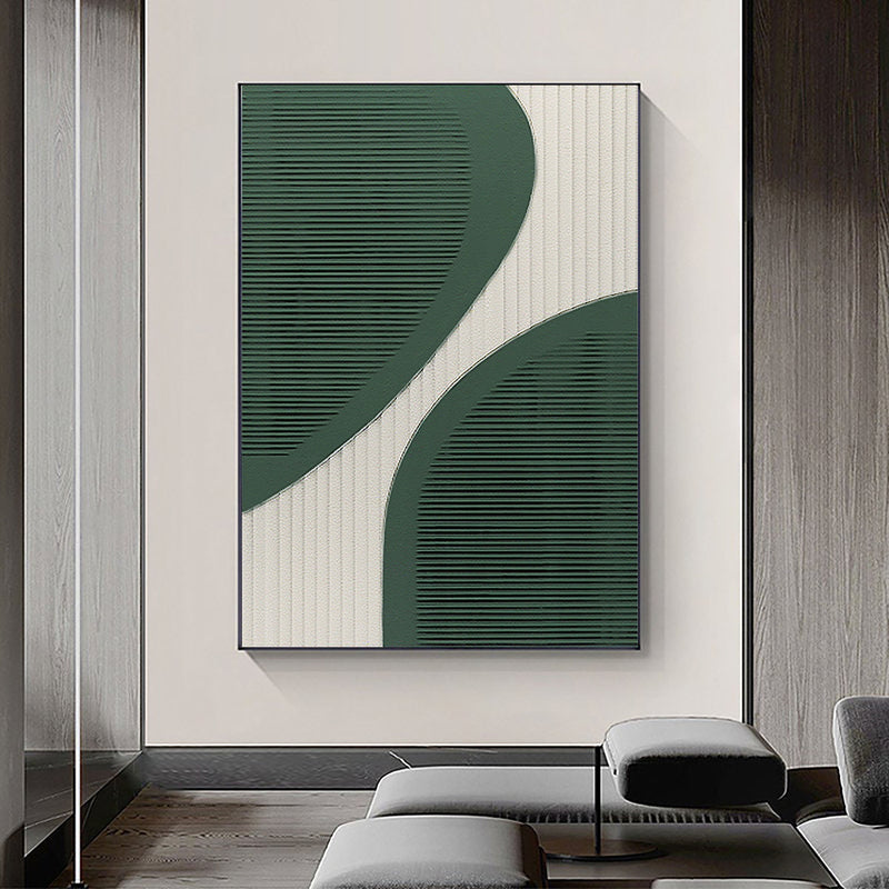 Blue & Green Abstract Painting #CXA 00804