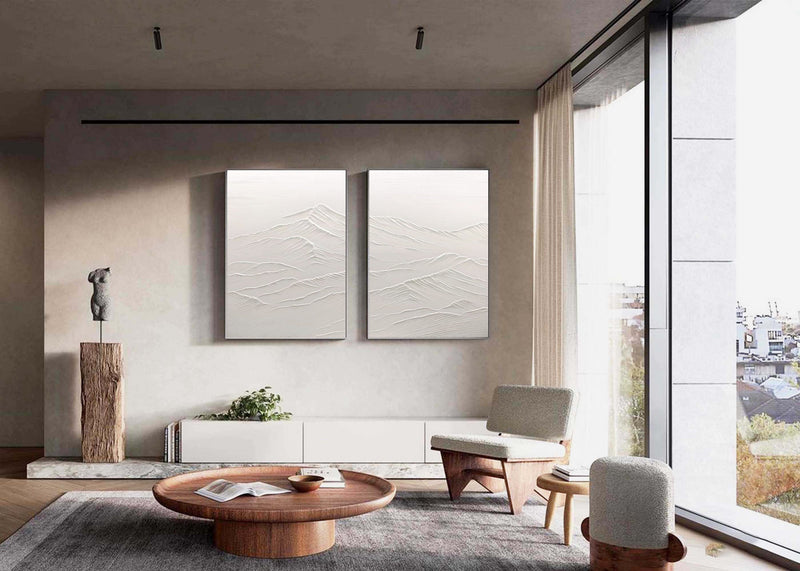 Abstract Tranquility Painting SET OF 2 #CXA 00901