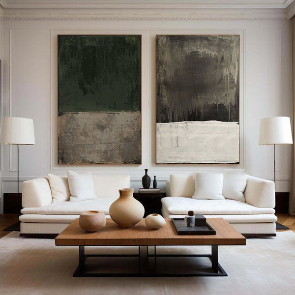 Abstract Tranquility Painting SET OF 2 #AVG 00201