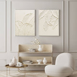 Textured Leaves SET OF 2