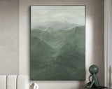 Blue & Green Abstract Painting #AVG 00104