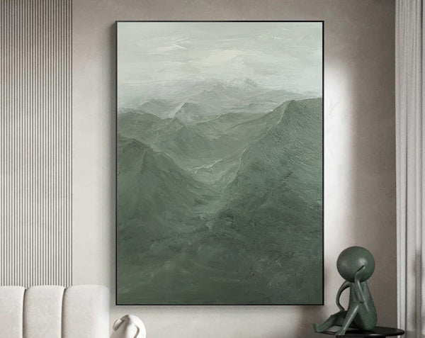 Blue & Green Abstract Painting #AVG 00104