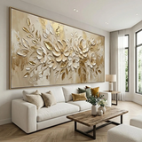 Custom Large Texture Painting on Canvas
