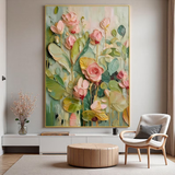 Custom Large Texture Painting on Canvas