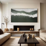 Blue & Green Abstract Painting #CXA 011