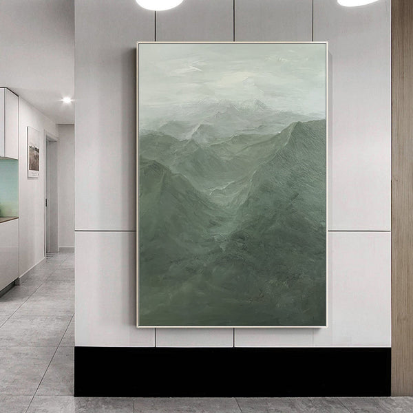 Blue & Green Abstract Painting #AVG 00104