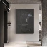 Black Minimalist Abstract Painting #AVG 00303