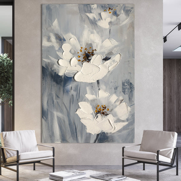 Blossoming Grace abstract textured