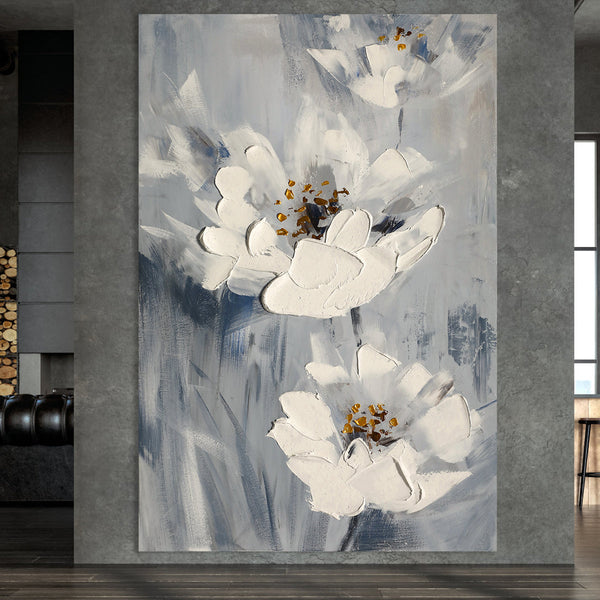 Blossoming Grace abstract textured