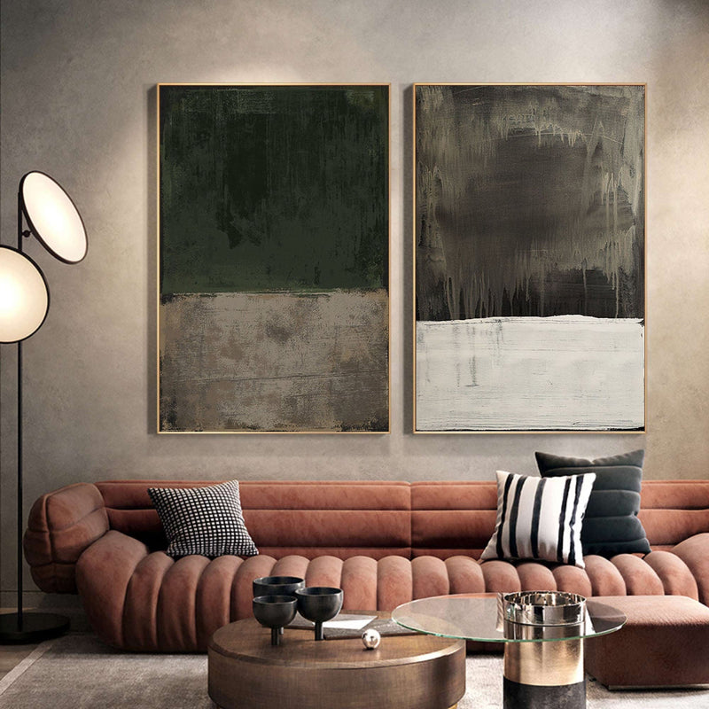 Abstract Tranquility Painting SET OF 2 #AVG 00201