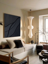 Ripple in Shadow Abstract Painting