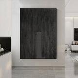 Black Minimalist Abstract Painting #AVG 00803