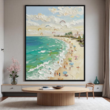 Custom Large Texture Painting on Canvas