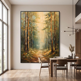 Custom Large Texture Painting on Canvas