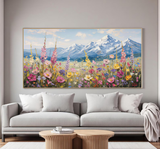 Custom Large Texture Painting on Canvas