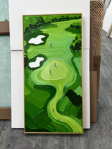 Custom Large Texture Painting on Canvas