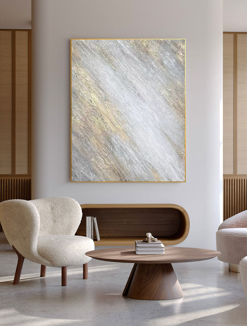 Grey Minimalist Painting #CXA 00105