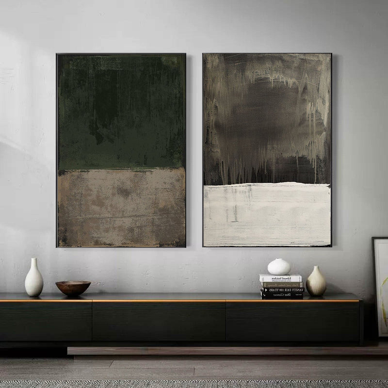 Abstract Tranquility Painting SET OF 2 #AVG 00201
