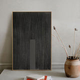 Black Minimalist Abstract Painting #AVG 00803