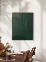 Blue & Green Abstract Painting #CXA 00906