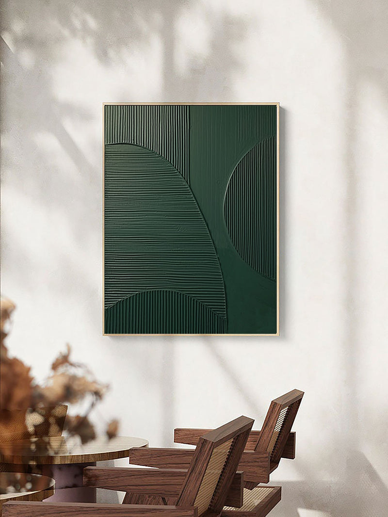 Blue & Green Abstract Painting #CXA 00906