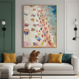 Custom Large Texture Painting on Canvas